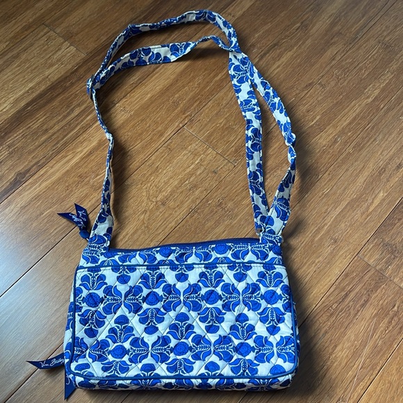Vera Bradley bag cobalt tile adjustable purse - Picture 4 of 5
